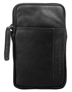 Сумка через плечо, натуральная кожа, черный Spikes & sparrow