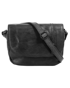 Сумка через плечо "Cross Over", натуральная кожа, черный Spikes & sparrow