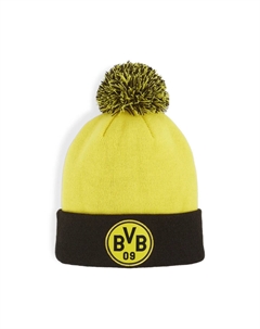 Шапка "Borussia Dortmund Bobble Hat Youth", цвет Faster Yellow Black Puma