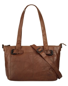 Шоппер, натуральная кожа, цвет Cognac Spikes & sparrow