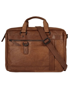 Портфель, натуральная кожа, цвет Cognac Spikes & sparrow