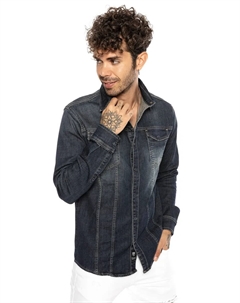 Джинсовая рубашка "Лондон", с накладными нагрудными карманами, черный Redbridge