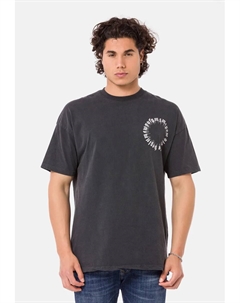 Футболка "Runcorn" с крупным принтом на спине, черный Redbridge