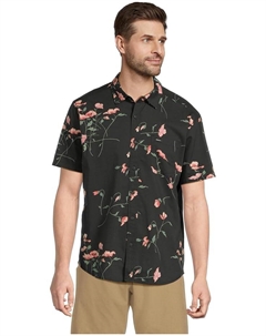 Рубашка Botanical Short, цвет Pirate Black Rvca