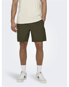 Шорты "ONSTEL LIFE 0119 SHORTS NOOS", оливковый Only & sons