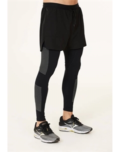 Тренировочные тайтсы "Детлом" со светоотражающими элементами, черный Endurance