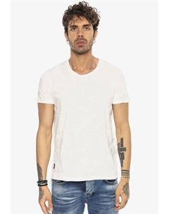 Футболка "Cedar Rapids" с инновационным дизайном "прессованных деталей", белый Redbridge