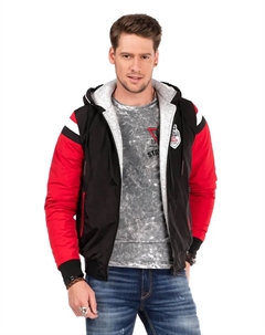 Куртка для активного отдыха в спортивном стиле, черный Cipo&baxx