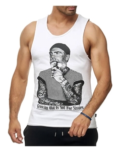 Майка "Новый Орлеан" с принтом Uncle Pipe, черный Redbridge