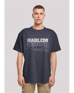 Футболка "Harlem OVERSIZE TEE", принт, цвет морской волны F4nt4stic