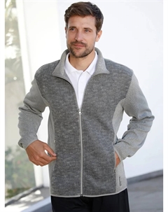 Куртка катамаранная вязаная флисовая, без капюшона, цвет Grau-Meliert Catamaran