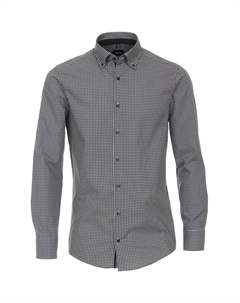 Деловая рубашка "Деловая рубашка в клетку", серый Venti