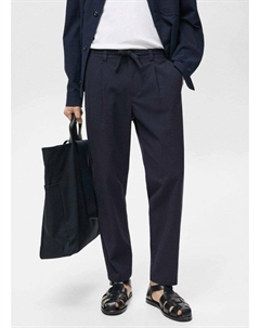 Брюки, темно-синий Mango