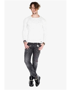 Удобные джинсы стандартной посадки, черный Cipo&baxx