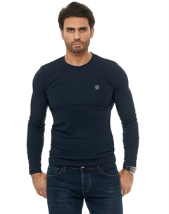 Вязаный свитер "Ранчо Кукамонга" с шикарной нашивкой-логотипом, синий Redbridge