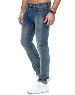 Узкие джинсы "Санта-Кларита" приталенного кроя, синий Redbridge