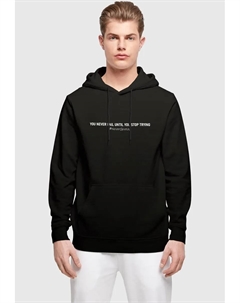 Толстовка с капюшоном " Men's Never Give Up Basic Hoody", черный Merchcode