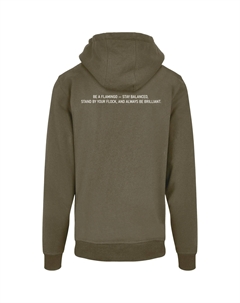 Толстовка с капюшоном " Men's Flamingo Basic Hoody", оливковый Merchcode