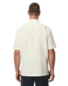 Рубашка с короткими рукавами, выполненная из прочного сирсакера, белый Marc o'polo