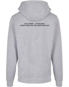 Толстовка с капюшоном " Men's Flamingo Basic Hoody", серый Merchcode