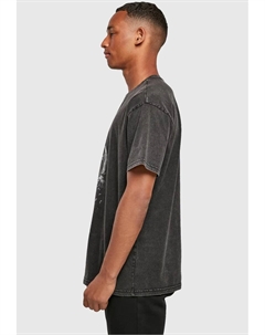 Футболка " Мужская футболка Lamb Of God - футболка Oversize с эффектом потертости Tombskull", черный Merchcode