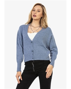 Кардиган с глубоким V-образным вырезом, цвет Indigo Cipo&baxx