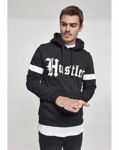 Толстовка "Мужская толстовка в полоску Hustler", черный Merchcode