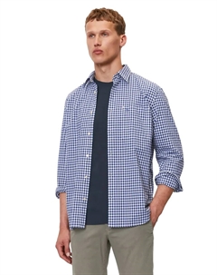 Рубашка с длинными рукавами "из чистого органического хлопка", синий Marc o'polo