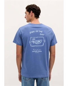 Футболка с принтом FISH, синий Scalpers