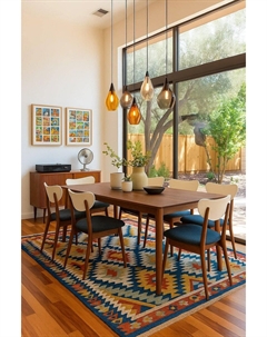 Стол обеденный на 6 персон бежевый Laredoute