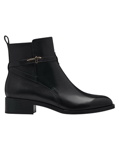 Ботинки из кожи черный Tamaris