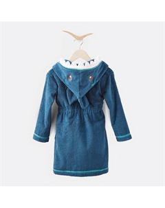 Детский банный халат из биохлопка Marcelo синий La redoute interieurs