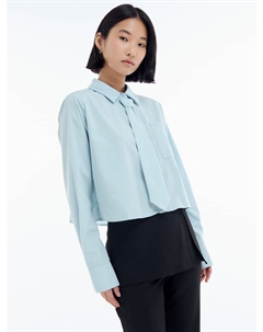 Укороченная рубашка с галстуком Твое