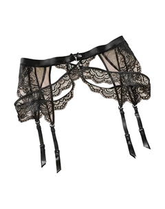 Золотые подтяжки, выполненные из красивого жаккардового кружева, сексуальное женское белье, нижнее белье Gold, черный Petite fleur