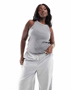 Угольная майка Curve Mango