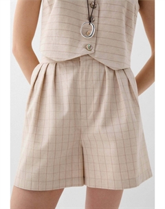 Шорты STRIPES CHECK, естественный Scalpers