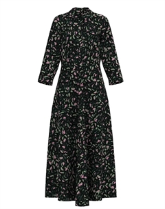 Платье-рубашка "YASSAVANNA LONG SHIRT DRESS", с рукавами 3/4, зеленый Y.a.s