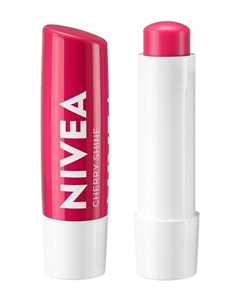 Увлажняющий бальзам для губ с нежно-алым оттенком Бальзам для губ Вишневое сияние Nivea