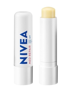 Бальзам для губ с пантенолом, маслом ши, витаминами C и E Бальзам для губ SOS-уход SPF 15 Nivea