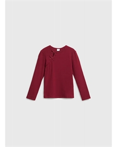 Лонгслив с мини-бантами для девочек, Фиолетовый Ostin