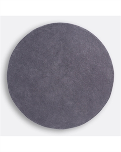 Ковер круглый из хлопковой ткани Renzo большая модель черный Laredoute