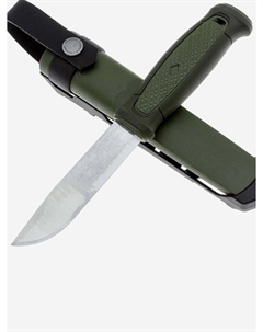 Нож охотничий Kansbol с мультикреплением тактический, туристический, нержавеющая сталь, клинок 109 мм, Зеленый Morakniv