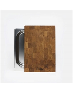 DAD`S MATERIAL Разделочная доска с боковым выдвижным контейнером размер M Dad's material