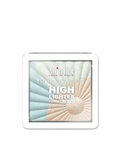 Хайлайтер пудровый 3в1, тон 01 сияющий жемчужный / Glow Illuminating Hd Hollywood 9,6 гр Alvin d'or