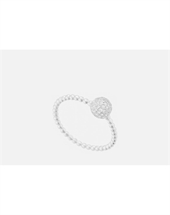 Кольцо серебряное С фианитами 16,5 мл Juvedel