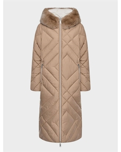 Пальто с меховой опушкой Diego m