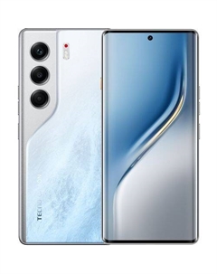 6.78" Смартфон TECNO Camon 40 Pro 5G 12/256Gb, NFC, AMOLED, 144Гц, 5200мAч, белый ледяной Tecno