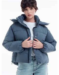 Утепленная демисезонная куртка с капюшоном Твое