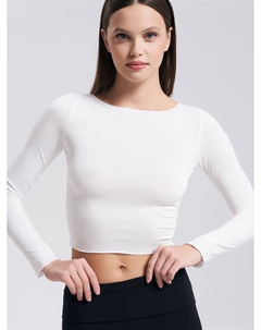 Кофта с длинным рукавом и драпировкой по бокам Твое