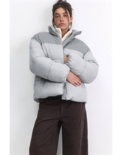 Куртка-пуховик стеганая с вельветовой вставкой Befree